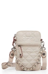 Mz Wallace Micro Crosby Crossbody Bag In Mushroom