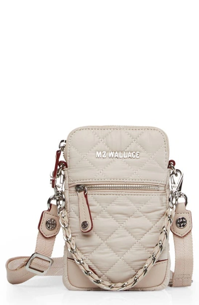 Mz Wallace Micro Crosby Crossbody Bag In Mushroom