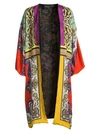 ETRO Patchwork Silk-Blend Kimono