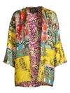 ETRO Reversible Silk Patchwork Kimono