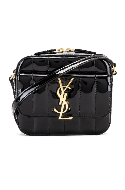 Saint Laurent Vicky Bag In Black