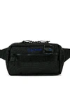 YOHJI YAMAMOTO YOHJI YAMAMOTO SQUARE WAIST BAG IN BLACK,YOHJ-MY12