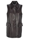 FERRAGAMO LEATHER VEST,10882479