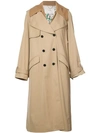 ADAM LIPPES FRINGE DETAILED TRENCH COAT