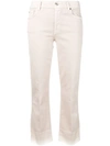 7 FOR ALL MANKIND CROPPED FLARED JEANS