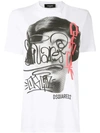 DSQUARED2 DSQUARED2 GRAPHIC PRINT T-SHIRT - 白色