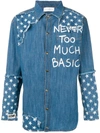 Faith Connexion Denim Shirt In Blue