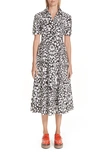 MISSONI FLORAL PRINT POPLIN SHIRTDRESS,MDG00180 BW0158