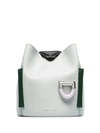 DANSE LENTE LIGHT-GREEN JOSH LEATHER SHOULDER BAG