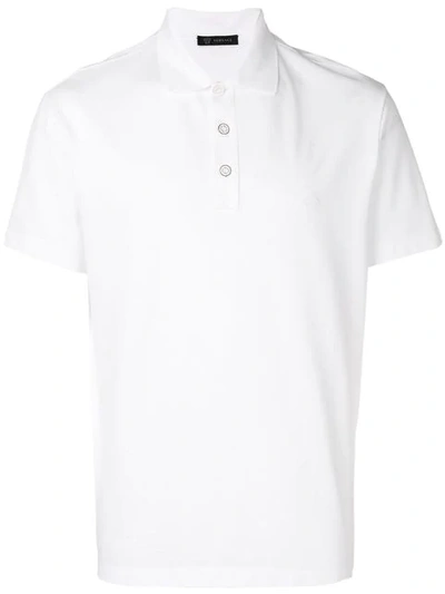 Versace Classic Polo Shirt In White