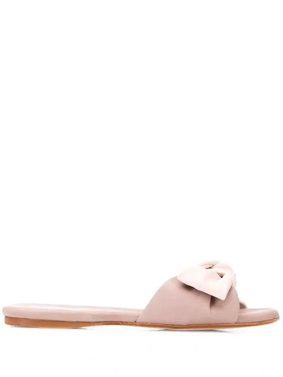 Anna Baiguera Front Knot Sandal - 粉色 In Pink