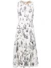 N°21 GRAPHIC PRINT MIDI DRESS