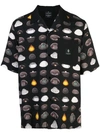 MARCELO BURLON COUNTY OF MILAN UFO PATTERN CAMP SHIRT