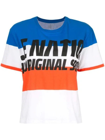 P.e Nation Kicker T-shirt - 多色 In Multicolour
