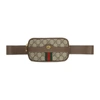 GUCCI BROWN GG SUPREME OPHIDIA IPHONE CASE BELT BAG