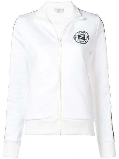 Fendi Cotton Jersey Sweatshirt - 白色 In White