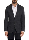 dressing gownRT GRAHAM MEN'S NESTOR SPORT COAT IN BLACK SIZE: 48R BY ROBERT GRAHAM