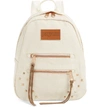 JANSPORT HALF PINT 2 MINI FAUX SUEDE BACKPACK - IVORY,JS0A3P3D