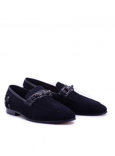 Robert Graham Costas Skull Bit Loafer In Black