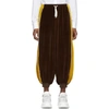 GUCCI GUCCI BROWN CHENILLE HAREM LOUNGE trousers