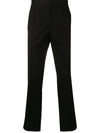 Yang Li Zipped Pocket Straight Trousers In Black