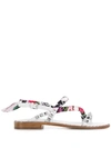 Ash Pattaya Sandals In White
