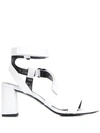 KENDALL + KYLIE KENDALL+KYLIE CHUNKY HEEL SANDALS - 白色