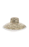 MISSONI METALLIC STRAW SUN HAT,704248