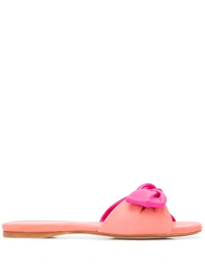 Anna Baiguera Tie Knot Sandal In Pink