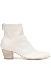 OFFICINE CREATIVE BACK ZIP ANKLE BOOTS