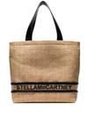 STELLA MCCARTNEY WOVEN STRAW TOTE