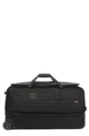 Tumi Black Alpha 3 Large Split 2 Wheeled Duffle Suitcase In Black