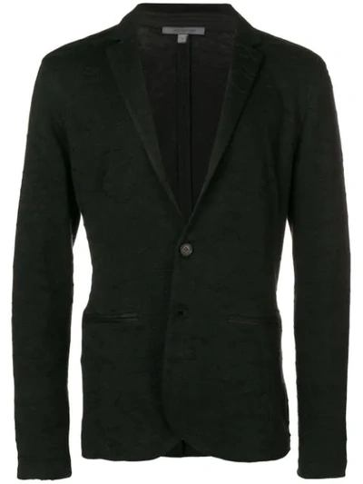 John Varvatos Textured Blazer Jacket In Black