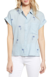 Rails Whitney Print Shirt In Luau