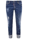 DSQUARED2 DISTRESSED SKINNY JEANS,10882335