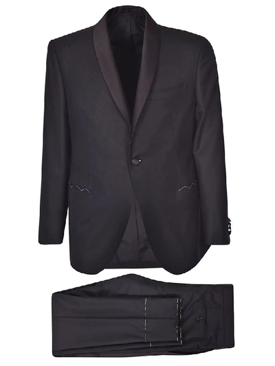 Brioni Smoking Madison Suit In Black