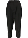 ADER ERROR CROPPED WOOL-BLEND TROUSERS