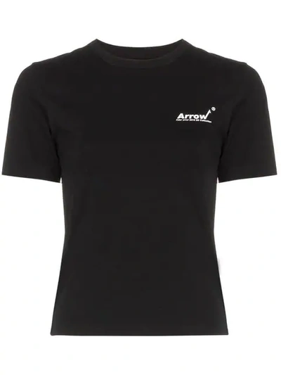 Ader Error Fitted Logo T-shirt - 黑色 In Black