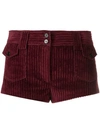 SAINT LAURENT VINTAGE CORDUROY MICRO SHORTS