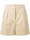 HOLLAND & HOLLAND HIGH-RISE PLEATED SHORTS