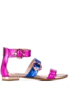 ALBANO EMBELLISHED BUCKLE SANDALS