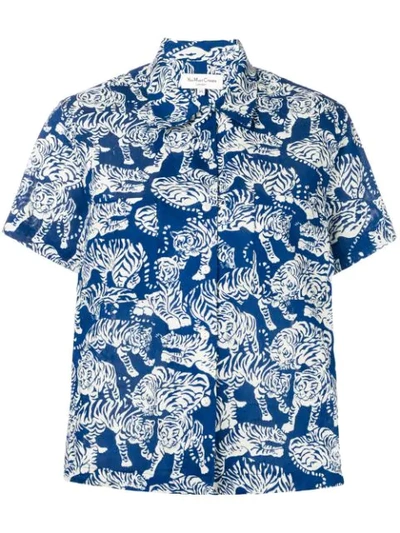 Ymc You Must Create Ymc Vegas Tiger Print Shirt - 蓝色 In Blue