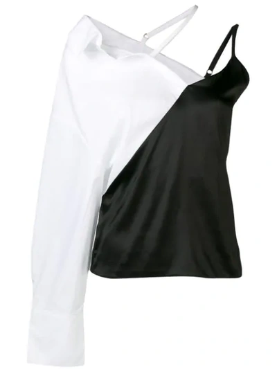 Andrea Ya'aqov Cami-top With Shirt Sleeve - 黑色 In Black
