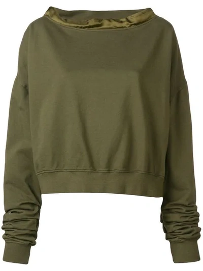Andrea Ya'aqov Loose Structured Sweater - 绿色 In Green