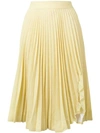 CALVIN KLEIN 205W39NYC PLEATED MIDI SKIRT