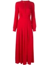 OSCAR DE LA RENTA KEYHOLE EVENING DRESS