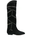 ISABEL MARANT STUDDED SUEDE HIGH BOOTS