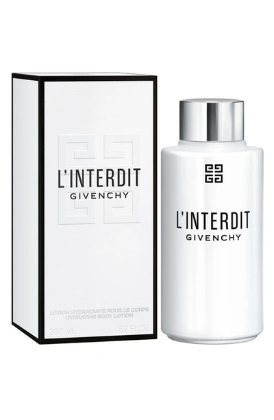 Givenchy L'interdit Body Lotion, 6.8 Oz./ 200 ml In White