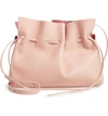 MANSUR GAVRIEL LAMBSKIN LEATHER DRAWSTRING BAG - PINK,WR20H006KQ