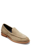 Cole Haan Men's Feathercraft Grand Venetian Suede Loafers In Desert Beige Suede